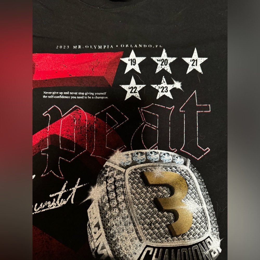 CBums limited 5 peat Olympia drop Tshirt Chris Bumstead - Picture 4 of 4
